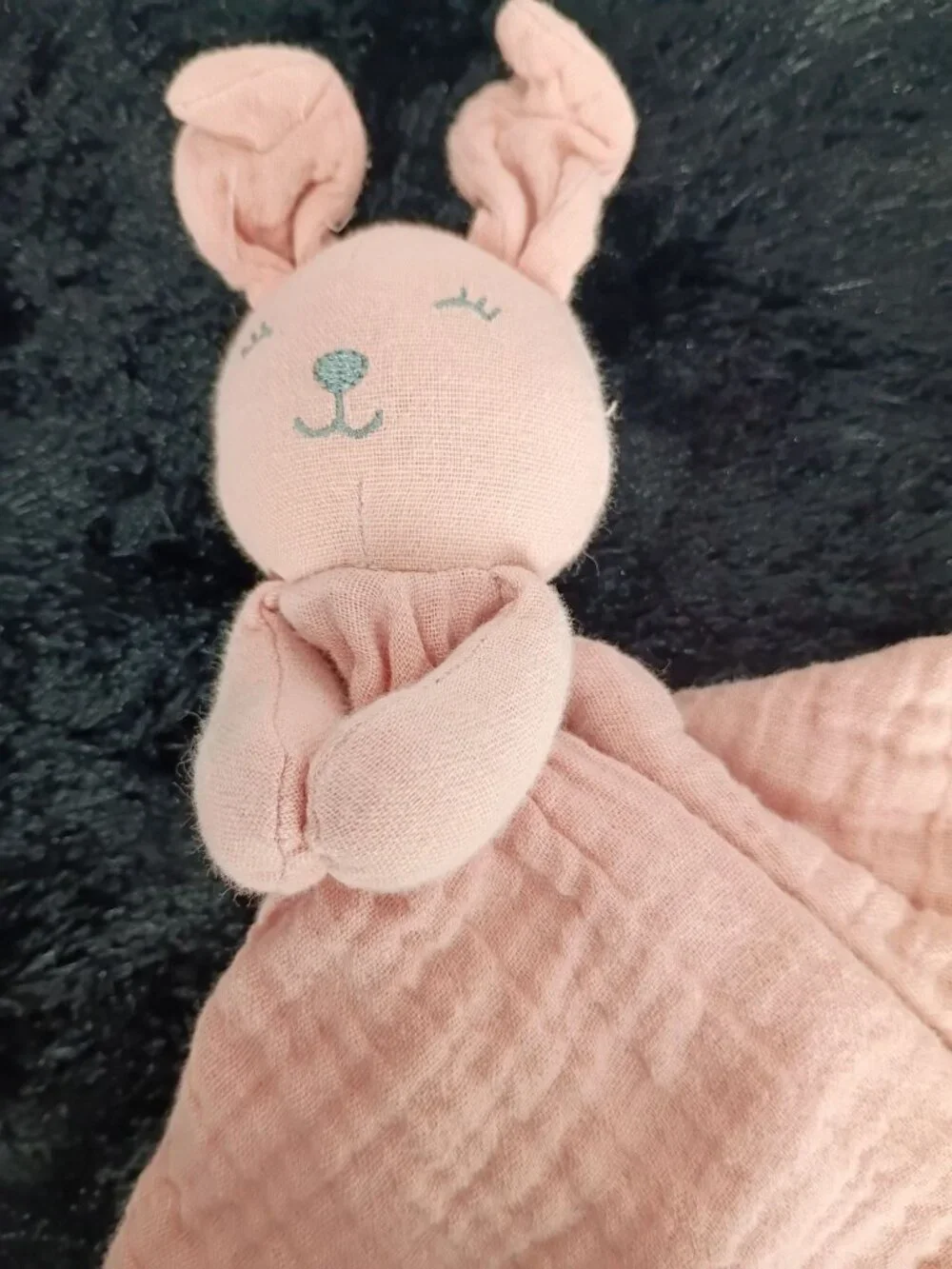 Carters Child Of Mine Pink Bunny Security Blanket Lovey 10